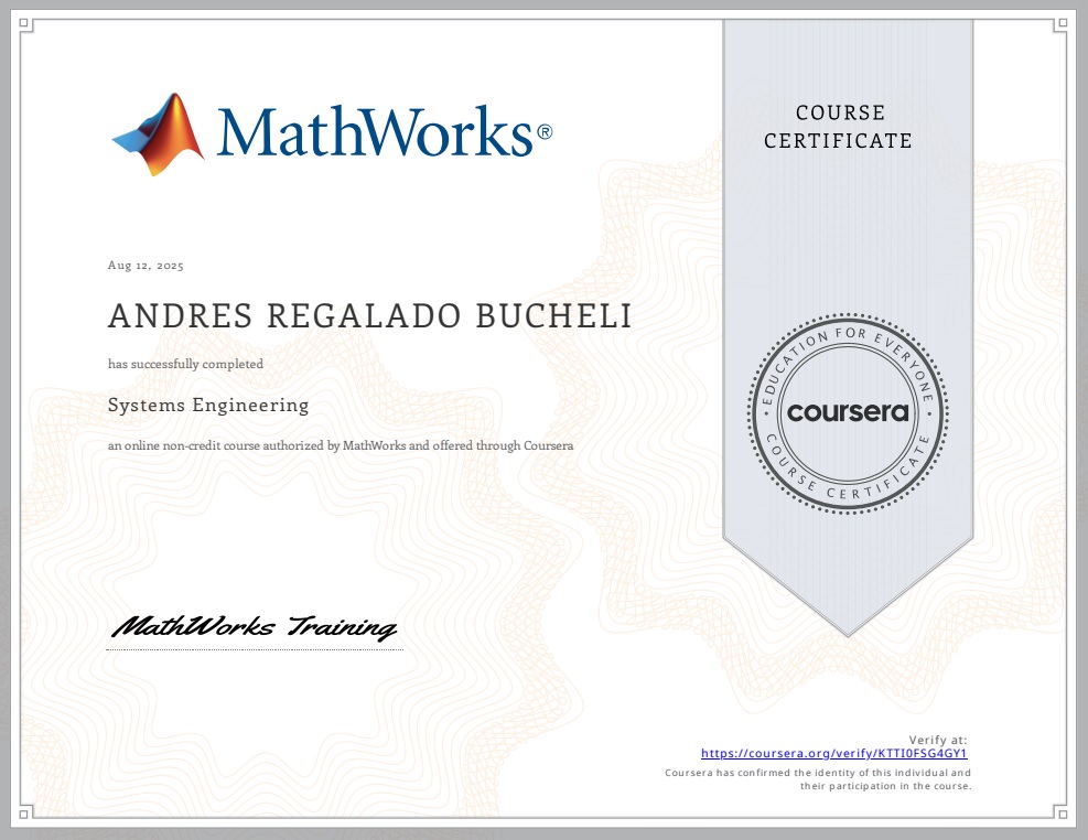 Photo of certificate